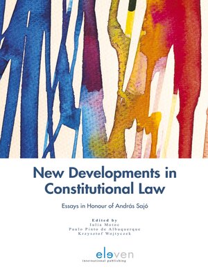 cover image of New Developments in Constitutional Law
